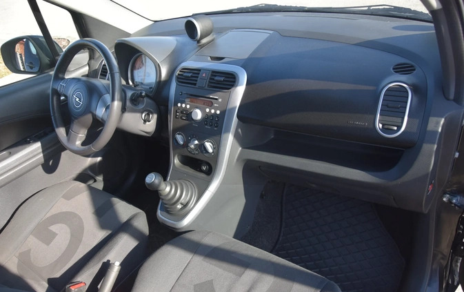 Opel Agila cena 14900 przebieg: 75700, rok produkcji 2008 z Poddębice małe 277